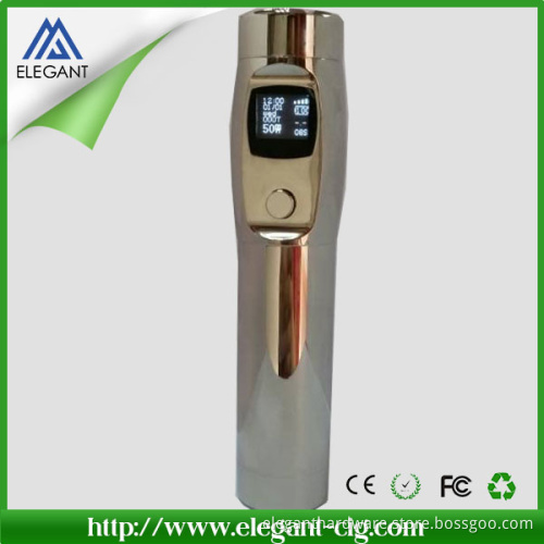 Christmas Present 2014 Hot Selling Stainless Steel Variable Voltage 50W Vaping/Vvmod/Vw-Mod/E Cig